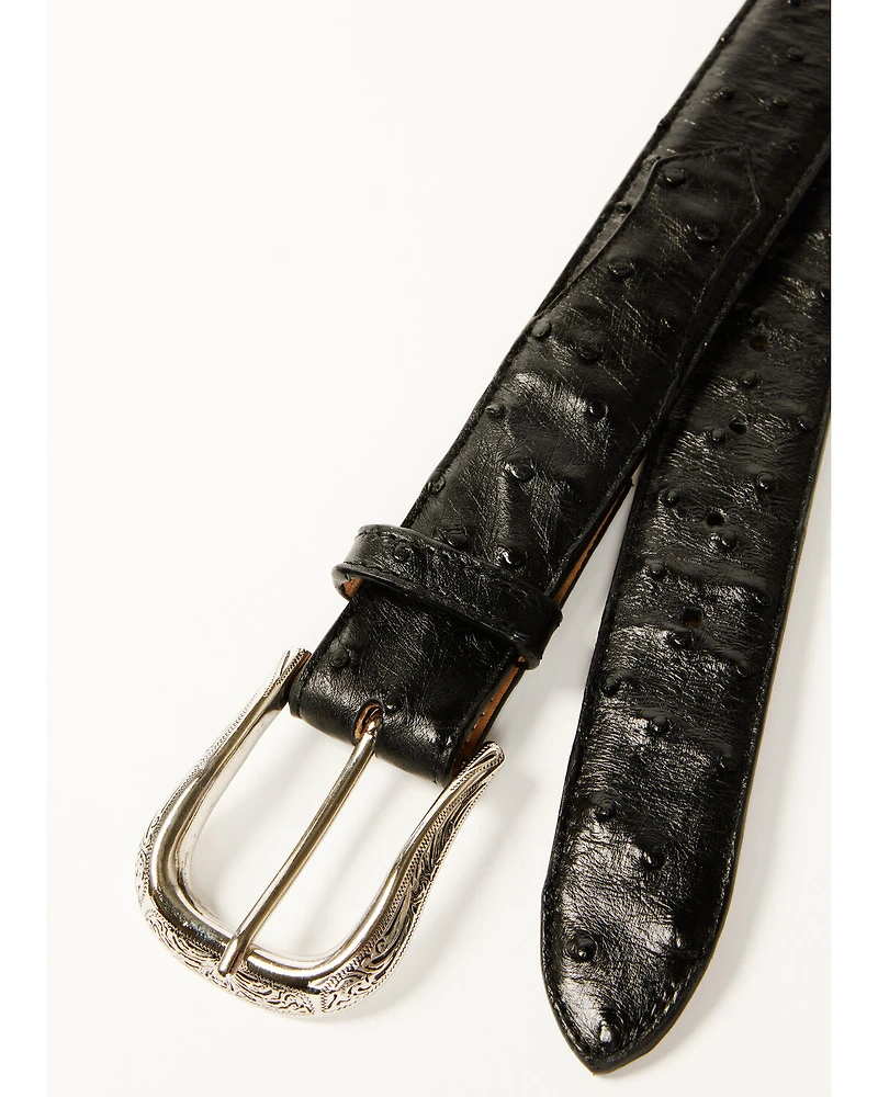 Cody James Black 1978™ Men's Dawson Exotic Full Quill Ostrich Leather Belt