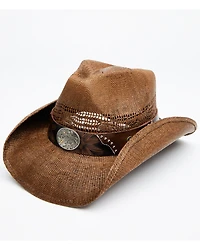 Shyanne Girls' Shane Raffia Straw Western Hat