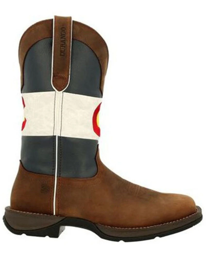 Durango Men's Colorado Flag Western Boots - Square Toe