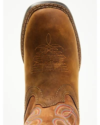 Justin Boys' Bowline Western Boots - Broad Square Toe