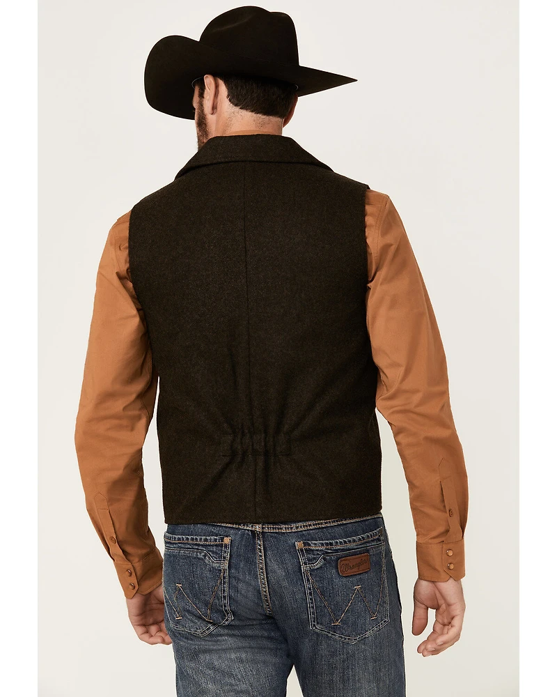 Powder River Outfitters Men's Wool Button-Down Vest