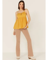 Cleo + Wolf Women's Knit Babydoll Tank Top