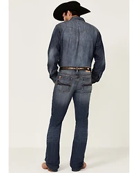 Cody James Core Men's Yuma Wash Wyatt Slim Bootcut Performance Stretch Denim Jeans