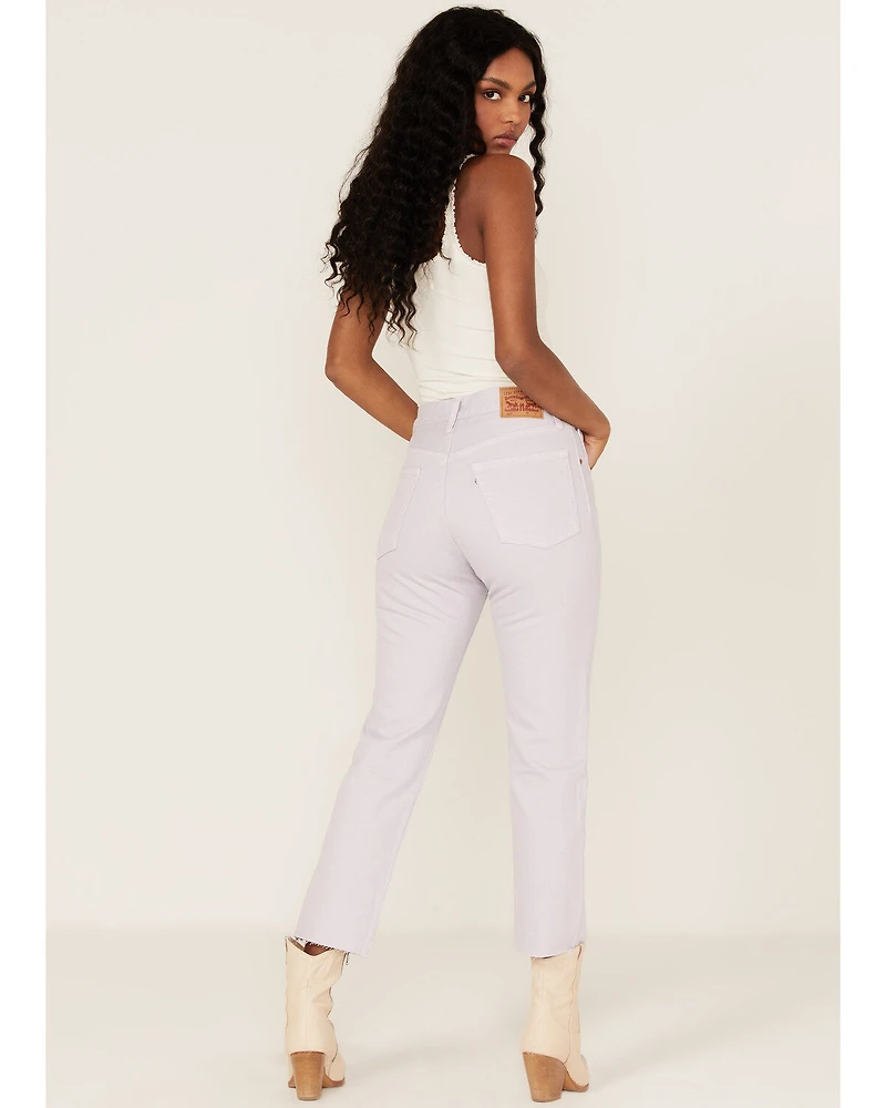 Levi's Women's 501 High Rise Straight Cropped Jeans