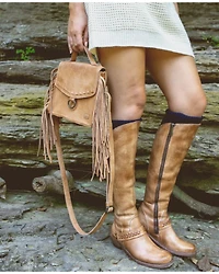 Bed Stu Women's Hidden Fringe Crossbody Bag