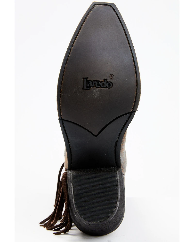 Laredo Women's Sweet Water Inlay Western Fashion Booties - Snip Toe