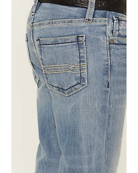 Cody James Little Boys' Cloverleaf Light Wash Slim Stretch Bootcut Jeans