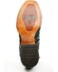 Corral Men's Exotic Pirarucu Western Ankle Boots - Square Toe