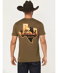 Wrangler Men's Boot Barn Exclusive Texas Short Sleeve Graphic T-Shirt