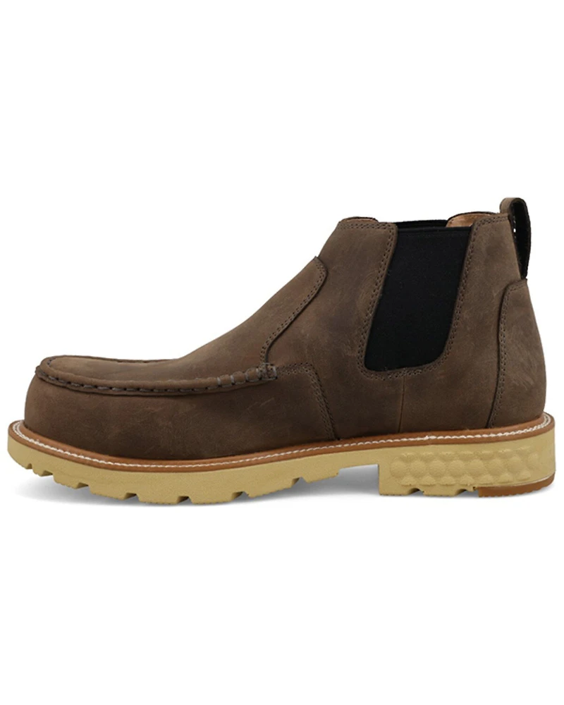 Twisted X Men's 4" Shitake Chelsea Work Boots - Nano Toe