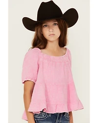 Hayden LA Girls' Puff Sleeve Top