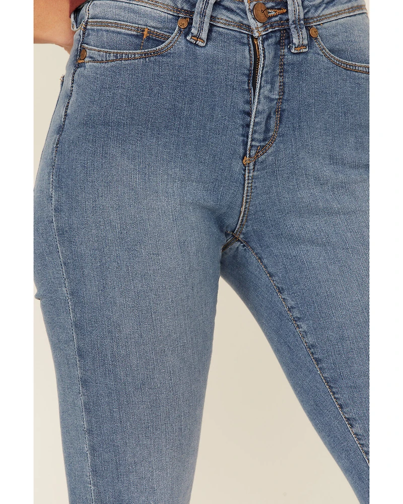 Lola Jeans Women's Light Wash High Rise Straight