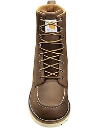 Carhartt Men's WP Soft Toe 8" Lace-Up Wedge Work Boots - Moc