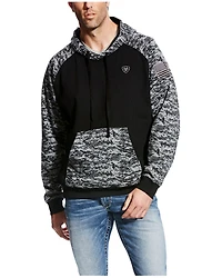 Ariat Men's Patriot Camo Print Hooded Sweatshirt