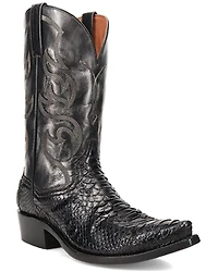 Dan Post Men's Exotic Python Western Boots - Snip Toe
