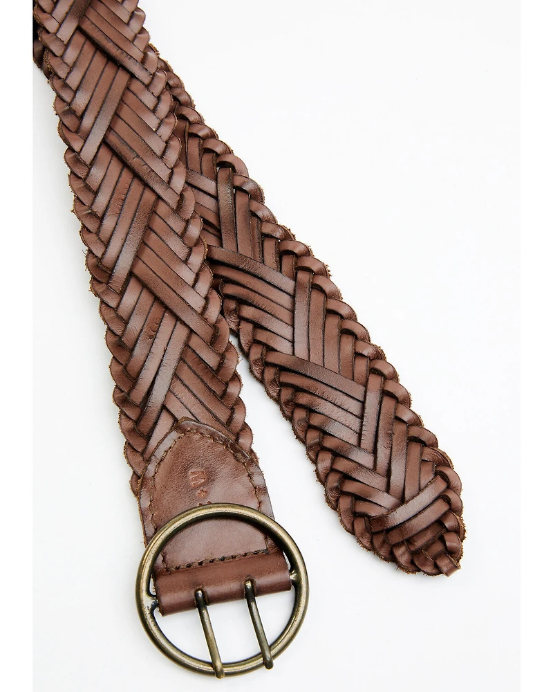 Cleo + Wolf Women's Braided Leather Belt