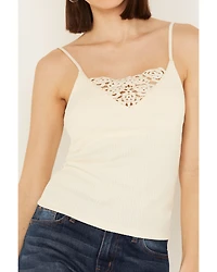 Shyanne Women's Crochet Rib Cami