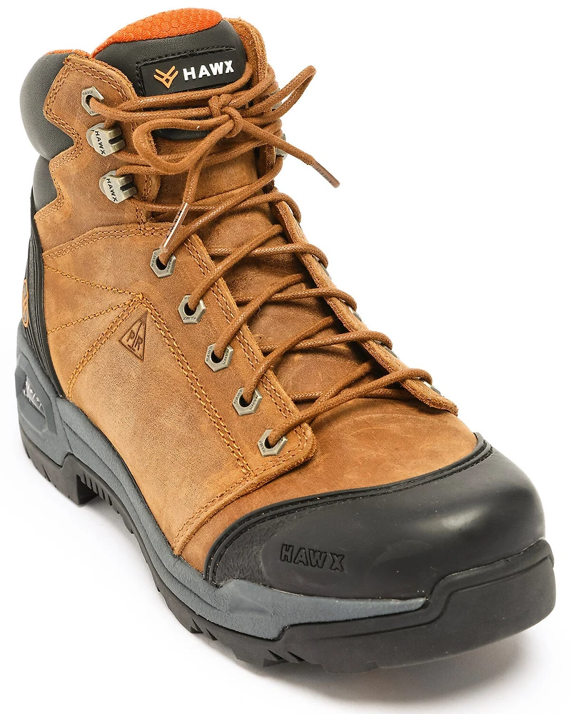 Hawx Men's 6" Lace-To-Toe Hiker Boots - Composite Toe