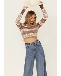 Shyanne Women's Open Back Cropped Sweater