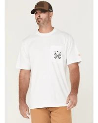 Hawx Men's Wrenches Embroidered Pocket Short Sleeve Work T-Shirt