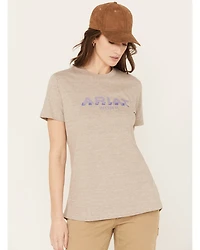 Ariat Women's Rebar Cotton Strong Logo Short Sleeve Work Tee