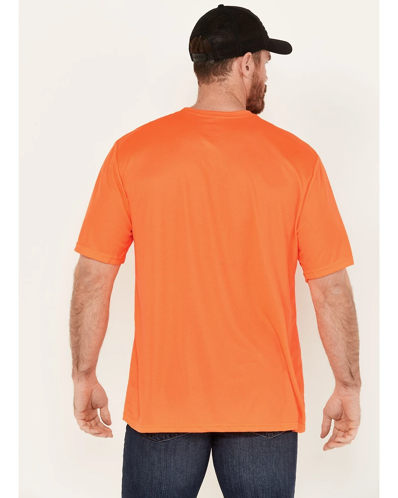 Hawx Men's High-Visibility Short Sleeve Work Shirt