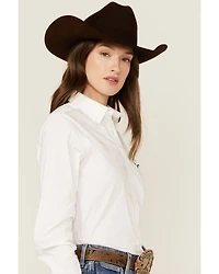 Kimes Ranch Women's Logo Long Sleeve Button-Down Western Shirt