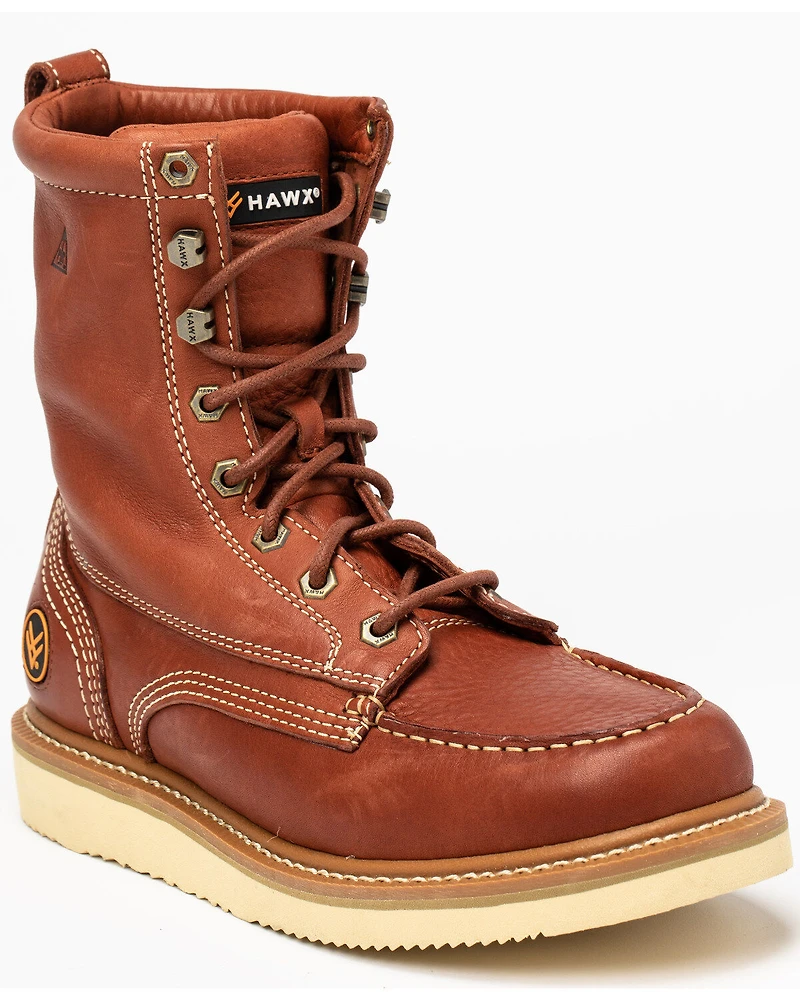 Hawx Men's 8" Lacer Wedge Work Boots - Soft Toe