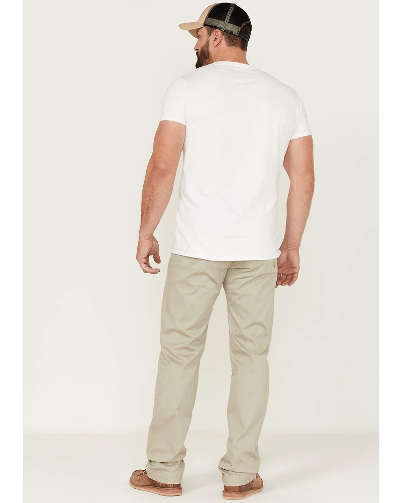 Brothers and Sons Men’s Weathered Bedford Cord Stretch Slim Straight Pants