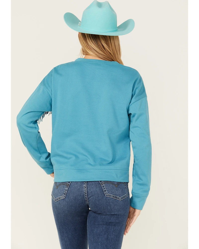 Roper Women's Fringe Fleece Pullover
