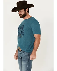 Moonshine Spirit Men's White Lightning Short Sleeve Graphic T-Shirt