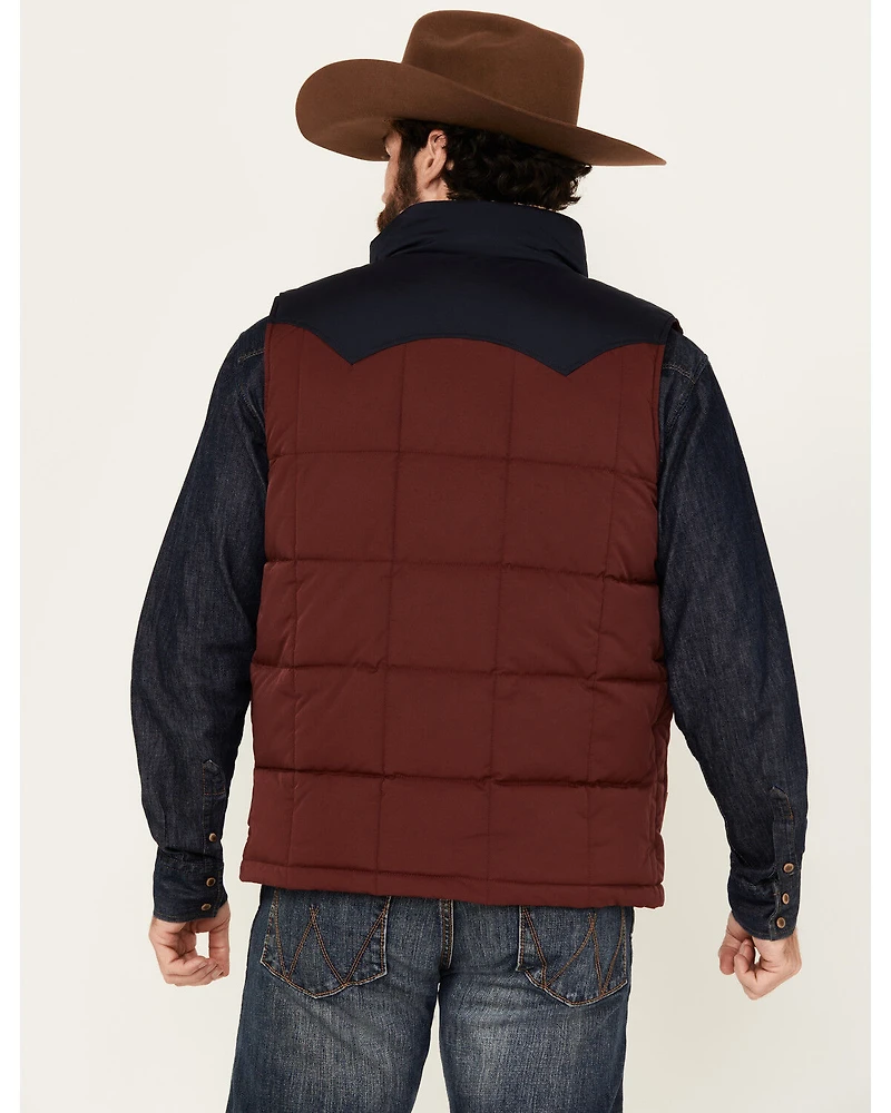 Kimes Ranch Men's Muir Trail Colorblock Quilted Vest