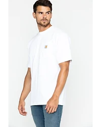 Carhartt Men's Loose Fit Heavyweight Logo Pocket Work T-Shirt