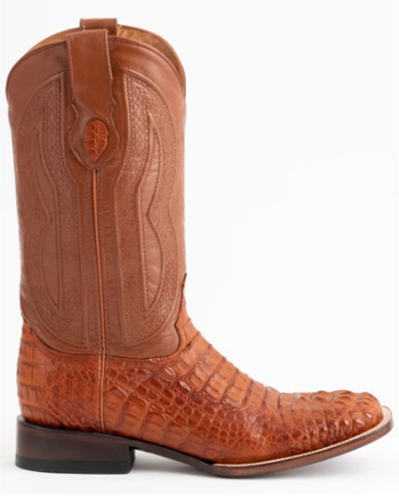 Ferrini Men's Dakota Exotic Crocodile Western Boots - Broad Square Toe