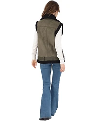 Frye Women's Belted Faux Shearling Vest
