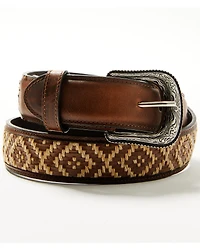 Cody James Men's Wilder Southwestern Woven Buckle Belt
