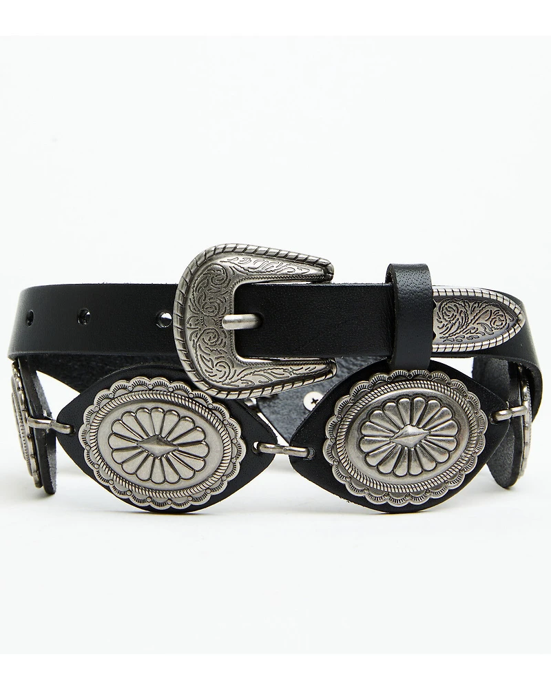 Idyllwind Women's Almonte Leather Concho Medallion Chain Belt