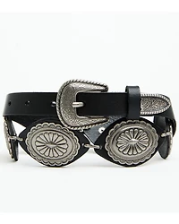 Idyllwind Women's Almonte Leather Concho Medallion Chain Belt