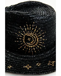 Shyanne Women's Celestial Sunshine Straw Western Fedora