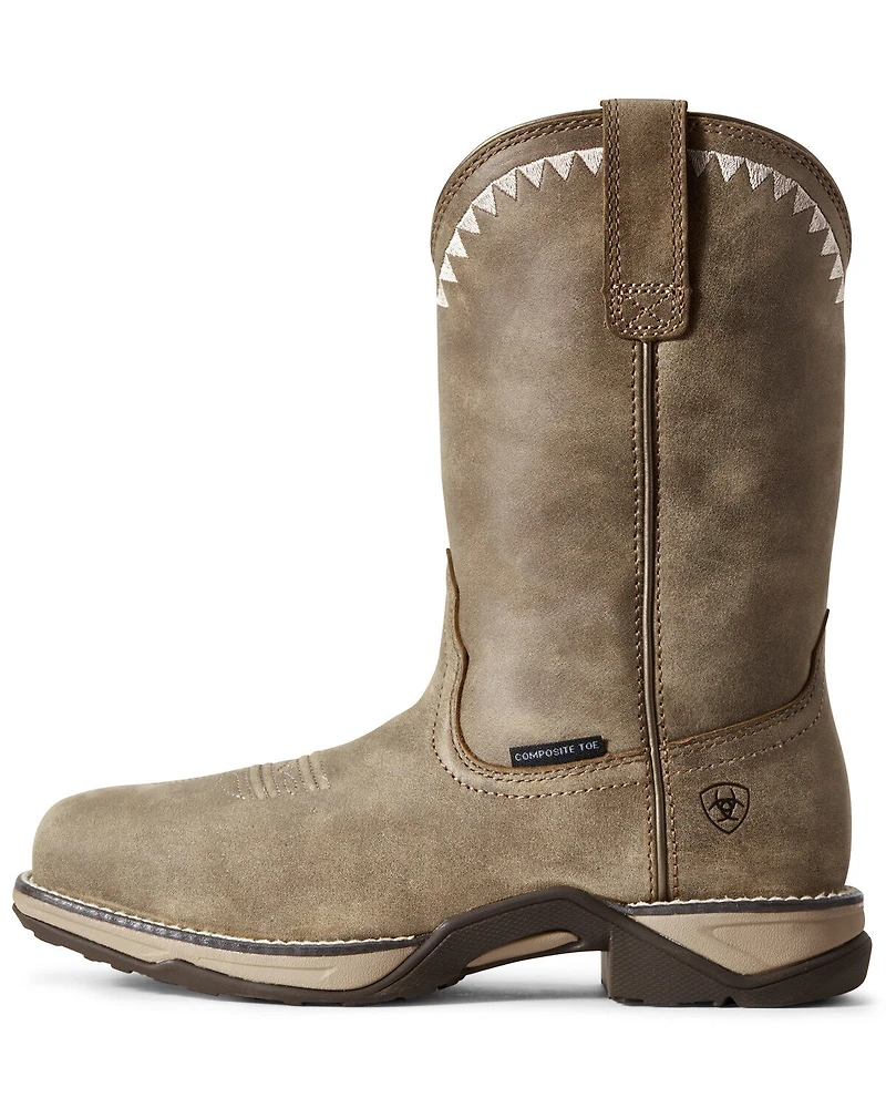 Ariat Women's Anthem Deco Western Work Boots - Composite Toe