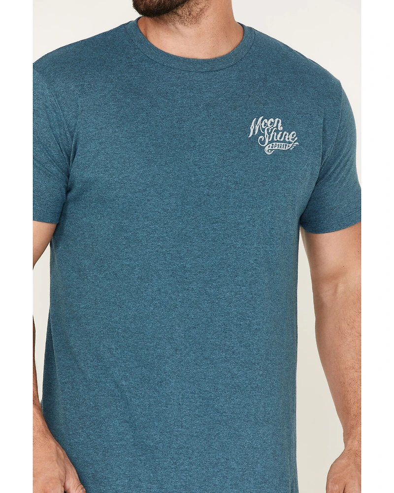 Moonshine Spirit Men's Freedom Proof Short Sleeve Graphic T-Shirt