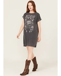 Cleo + Wolf Women's Coleson Short Sleeve Graphic Mini T-Shirt Dress