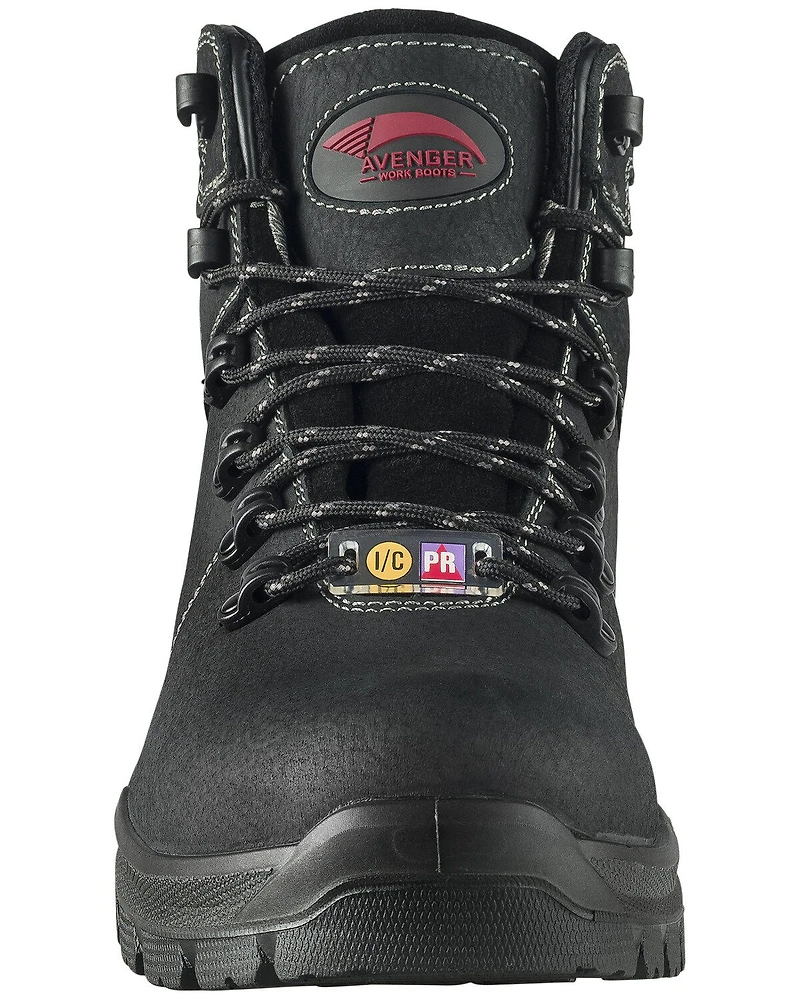 Avenger Men's Black Foundation Work Boots - Composite Toe