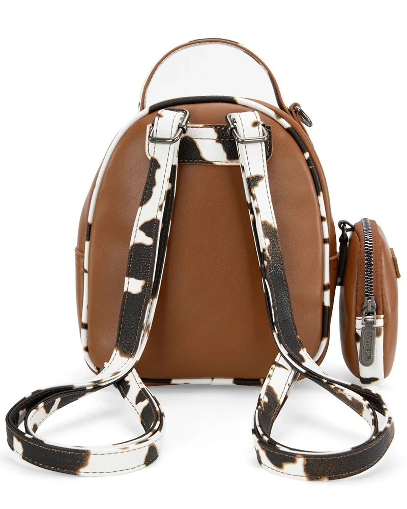 Wrangler Cow Print Mini Backpack