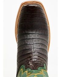 Hyer Men's Spearville Exotic Caiman Western Boots - Square Toe