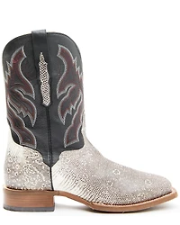El Dorado Men's Natural Ring Tail Lizard Exotic Western Boots - Broad Square Toe