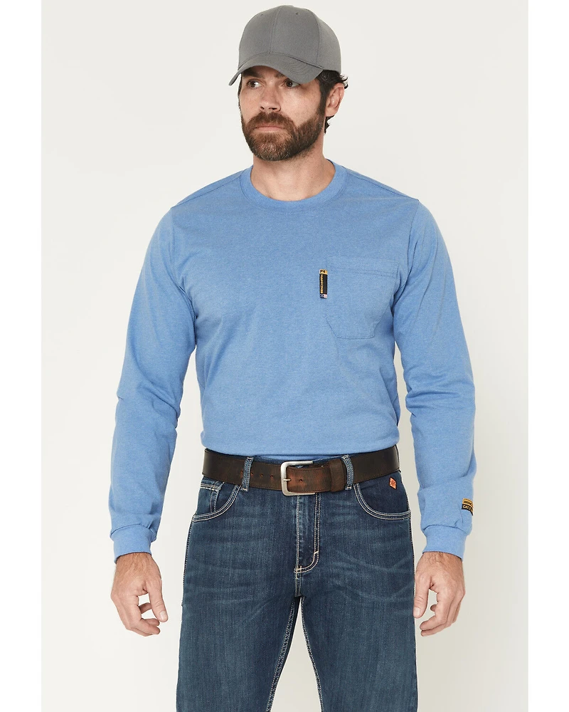 Benchmark FR Men's World Famous Crude Oil Long Sleeve Work T-Shirt