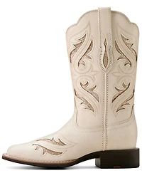 Ariat Women's Round Up Bliss Inlay Western Boots - Broad Square Toe