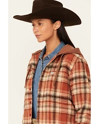 Kimes Ranch Delano Plaid Print Hooded Flannel Jacket
