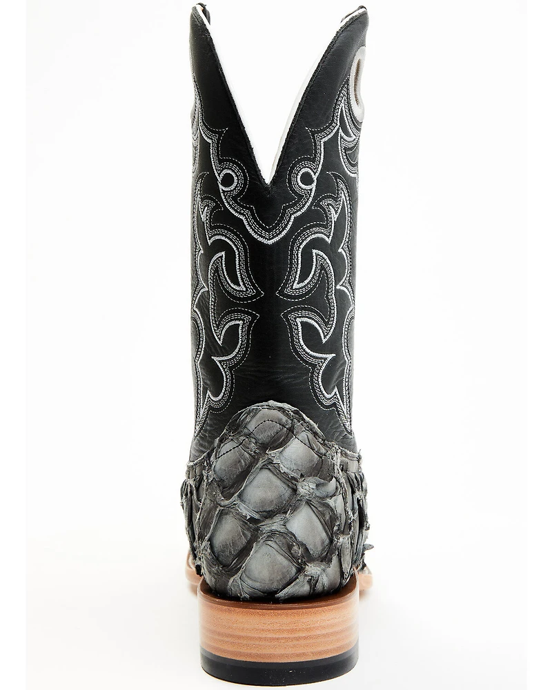 Cody James Men's Exotic Pirarucu Western Boots - Broad Square Toe